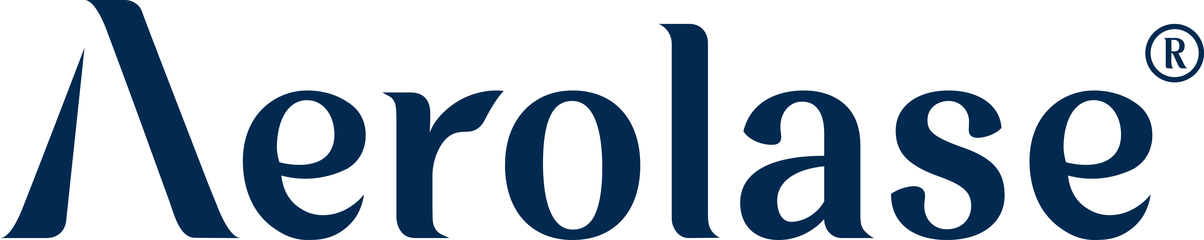 Aerolase Logo Deep Blue